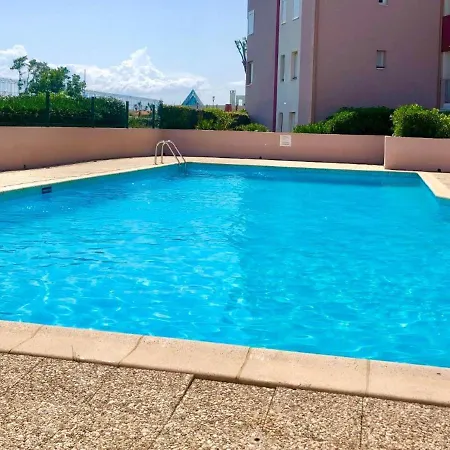 T2 - Les Pieds Dans Le Sables En Toutes Saisons 5 Couchages - Climatisation - Parking Privee - Piscine - Situation Optimum Et Rare - Amoureva - Richelieu- Cap D'agde Daire Agde