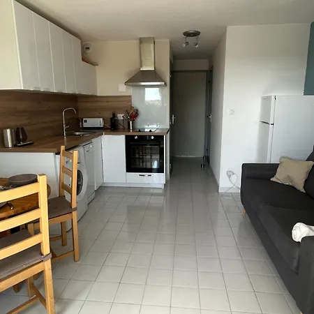 T2 - Les Pieds Dans Le Sables En Toutes Saisons 5 Couchages - Climatisation - Parking Privee - Piscine - Situation Optimum Et Rare - Amoureva - Richelieu- Cap D'agde * Agde